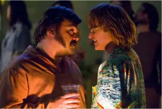  ??  ?? Surreal irreverenc­e: Jack Black as Dexter and Joaquin Phoenix as John Callahan.