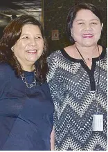  ??  ?? Patty Araneta and Mariles Gustilo of Ayala Museum