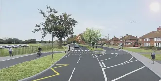  ?? ?? Plans to improve Comptons Lane around Forest School