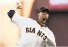  ?? EZRA SHAW/GETTY ?? Kutztown University pitcher Ryan Vogelsong was drafted by the San Francisco Giants in 1998.