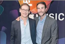  ?? Charley Gallay Getty Images ?? HOWARD T. Owens, left, and Ben Silverman run the L.A. studio Propagate.