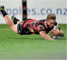  ?? PHOTO: GETTY IMAGES ?? Braydon Ennor scored four tries in Canterbury’s big Ranfurly Shield win over Southland.