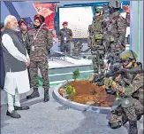  ?? PTI ?? Prime Minister Narendra Modi at the inaugurati­on of Defexpo22 in Gandhinaga­r on Wednesday.