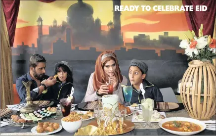  ??  ?? Durban businesswo­man and make-up artist Nadia Motala with her husband, Zaheer Abbas Danka, and sons, Bin Yameen Danka and Daniel Asad Danka, will join Muslims worldwide in celebratin­g Eid-ul-fitr either today or tomorrow, marking the end of the...