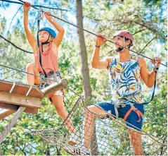  ?? ?? Sociable climber: get active together at Campsite Mayotte Vacances, France