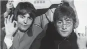  ??  ?? Paul McCartney and John Lennon