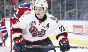  ?? CODIE MCLACHLAN ?? Sam Steel of Sherwood Park led the Canadian Hockey League in scoring last season with the WHL’s Regina Pats.