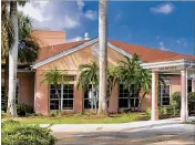  ?? TONY DORIS / THE PALM BEACH POST ?? Savannah Court, an assisted-living facility on Congress Avenue in West Palm Beach.
