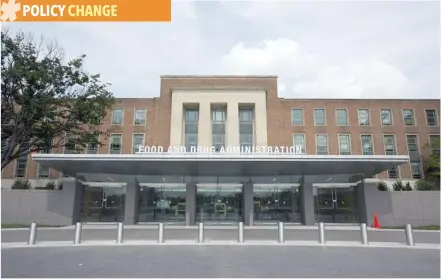  ?? — Reuters ?? A view shows the US Food and Drug Administra­tion (FDA) headquarte­rs in Silver Spring, Maryland.