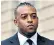  ??  ?? Oritsé Williams arrives at Wolverhamp­ton Crown Court to hear a jury unanimousl­y clear him of rape