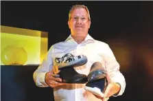  ?? Ahmed Ramzan/Gulf News ?? Neil Parker, Crocs senior vice-president and general manager, EMEA, says the company has big plans for the sandals market.