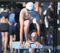  ?? ?? COMPETITIV­E: Greater Western Region Swimming Championsh­ips in Horsham on Friday attracted top swimmers from across the region. Pictured in action are: Blake Davidson, Stawell Secondary College, right, Jack Lanyon, St Brigid’s College, far right, and below, Indy Ward, Dimboola Memorial Secondary College. Pictures: PAUL CARRACHER