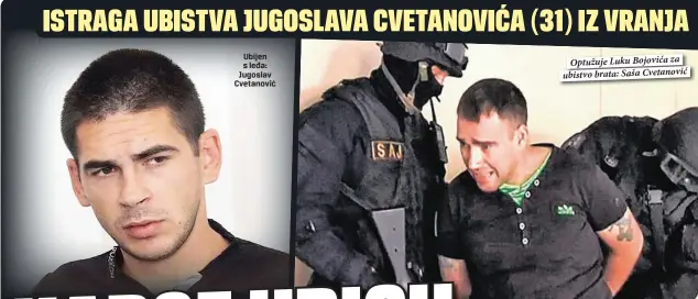  ??  ?? Ubijen s leđa: Jugoslav Cvetanović