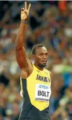  ??  ?? Usain Bolt struggled in London.