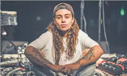  ??  ?? Tash Sultana is known for her music and her openness.