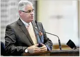  ?? JAY JANNER / AMERICANST­ATESMAN ?? Rep. Dan Huberty, R-Houston, gained enough signatures to force a vote and to move the property tax bill forward.