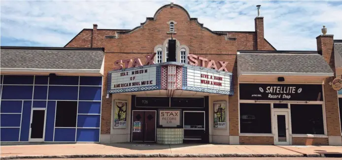  ?? MAX GERSH / THE COMMERCIAL APPEAL ?? Stax Museum of American Soul Music on Monday, July 6, in Memphis.