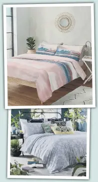  ?? ?? Top: George
Pink Summer Landscape Reversible Duvet Cover Set, Direct. asda.