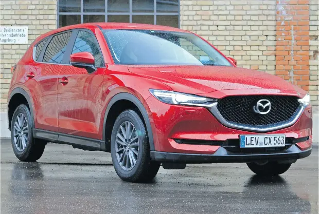  ?? PHOTOS: GRAEME FLETCHER / DRIVING. CA ?? The 2018 Mazda CX-5 sounds diesel-like at idle, but once driving it is quiet and smooth, writes Graeme Fletcher.