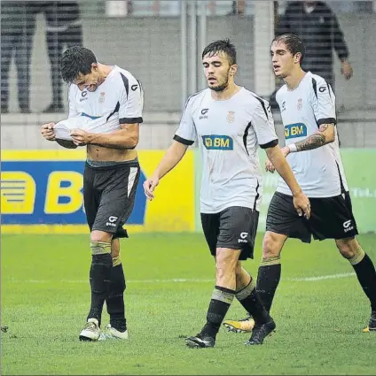  ?? FOTO: UNANUE ?? El Real Unión quiere dar continuida­d a su victoria ante el Sanse gnando hoy al Mirandés a domicilio