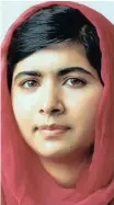  ??  ?? MALALA YOUSAFZAI