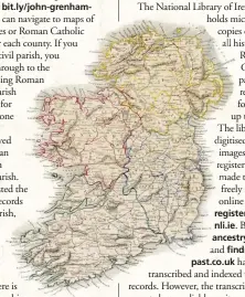  ??  ?? Although many key genealogic­al records have been lost, there are other sources for tracing Irish kin