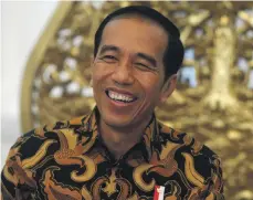  ?? Reuters ?? Indonesian president Joko Widodo‘s choice of vice-presidenti­al running mate could split the conservati­ve vote