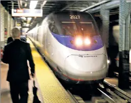  ??  ?? Terror from below: The Amtrak Acela, singled out by al Qaeda’s magazine.