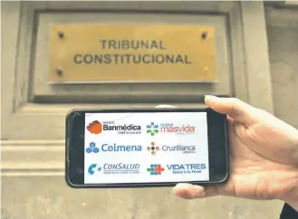  ?? / AGENCIAUNO ?? El TC debería resolver en un mes si la mutualizac­ión es constituci­onal o no.