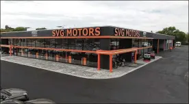  ?? CONTRIBUTE­D ?? The SVG Motors dealership off Seajay Drive in Beavercree­k, the city that is the longtime home of its founder, Steve Van Gorder.