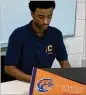  ?? COURTESY ?? Creekside High senior Raymond Brown Jr. is a dual-enrollment student with a new program forged with Clayton State University.