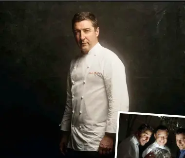  ??  ?? SPANISH EYES Joan Roca (above); Jordi, Joan and Josep Roca are the trio behind one of the world’s best restaurant­s