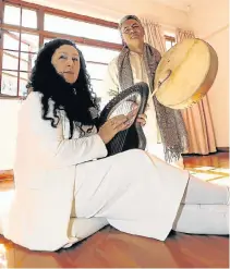  ??  ?? POWER OF SOUND: The Desert Rose duo will share their soothing sounds in a healing workshop at Lotus House tomorrow