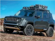  ??  ?? Renegade grows in off-roading stature through the B-Ute concept.