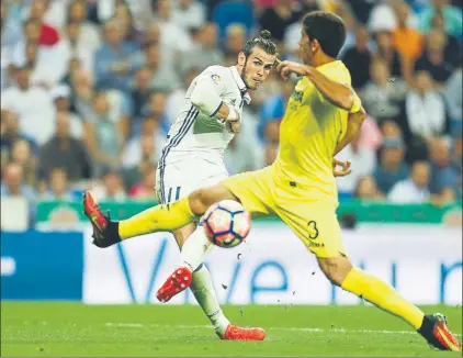  ??  ?? Bale llega en racha al partido ante el Villarreal y buscará aprovechar la última oportunida­d para ser titular en la final de la Champions FOTO: SIRVENT