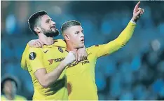  ?? FOTO: AFP ?? Chelsea venció al Malmo de Suecia con goles de Barkley y Giroud.