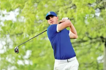  ??  ?? Brooks Koepka of the United States plays his shot from the 18th tee during the second round of the 2019 PGA Championsh­ip at the Bethpage Black course. — AFP photo