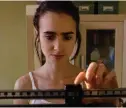  ??  ?? Scales: Lily Collins in the film