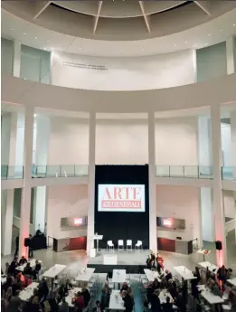  ??  ?? German Launch Event in der Rotunda der Pinakothek der Moderne, München, November 2019 ©Arte Generali und Hannes Rohrer