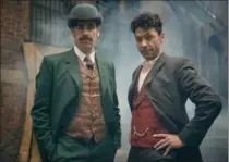  ?? CORUS ?? Stephen Mangan, left, plays Arthur Conan Doyle along with Michael Weston as Harry Houdini in "Houdini & Doyle." He also co-stars with Matt LeBlanc as Sean Lincoln in "Episodes."