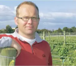  ??  ?? Above: Hugh Crichton, winemaker at Vidal