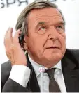  ?? Foto: imago ?? In Russland aktiv: Altkanzler Gerhard Schröder.