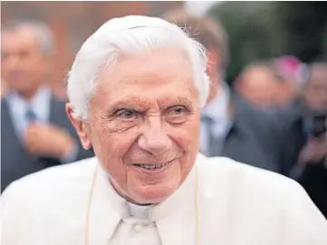  ?? ?? CRITICISED: Cardinal Joseph Ratzinger was elected as Pope Benedict XVI.