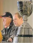  ?? | PAUL CHIASSON, CP ?? Montreal Alouettes head coach Don Matthews ( left) with Edmonton coach Danny Maciocia in 2005.