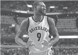  ?? NIKKI BOERTMAN / THE COMMERCIAL APPEAL FILES ?? Tony Allen has defined Grizzlies basketball during his career in Memphis.