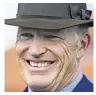  ??  ?? CHASING A HAT-TRICK Trainer John Gosden