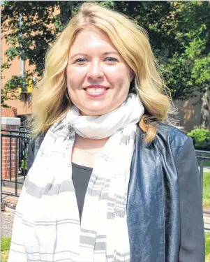  ?? TERESA WRIGHT/ THE GUARDIAN ?? Federal Conservati­ve immigratio­n critic Michelle Rempel was in P.E.I. earlier this week. She says she is concerned about a “severe polarizati­on of discourse” happening at the public policy level.