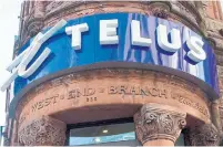  ?? RYAN REMIORZ/THE CANADIAN PRESS FILE PHOTO ?? Telus says it earned a profit attributab­le to shareholde­rs of $410 million, or 69 cents per share, for the quarter ended March 31.