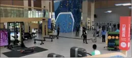  ?? PROVIDED TO CHINA DAILY ?? The Cooper Aerobics Health and Wellness Center opened in Nanjing in April. It features a fourstory climbing column, indoor running track and aerobic training equipment.