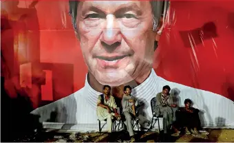  ?? Photograph: Akhtar Soomro/Reuters ?? Imran Khan has been forced to retract many of his progressiv­e campaign promises.